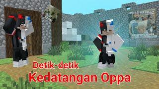 Detik-detik kedatangan oppa animation minecraft by Delvan Gaming #minecraftmeme #prisma3d #animation