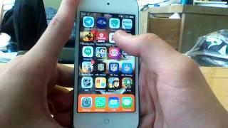 ipod touch 5th generation (JAILBROKEN-cydia tweaks) review: PART 1