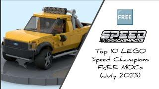 Top 10 LEGO Speed Champions FREE MOCs (July 2023)