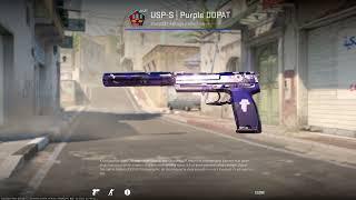 USP-S Purple DDPAT #CS2 Skin Inspect