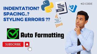 Auto-formatting Code VsCode | python | cpp | java