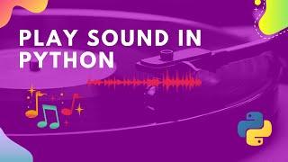 Play Sound with Python