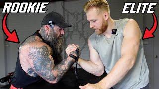 TRAINING WITH ELITE ARM WRESTLER BOWEN CONTARDO