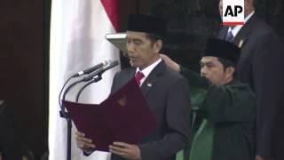 Joko Widodo was inaugurated as Indonesia's new President on Monday. Widodo, better known by his nick