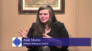 On The Go: Andi Martin, Alabama Shakespeare Festival