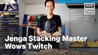 Twitch Streamer Masters Art of Jenga Stacking