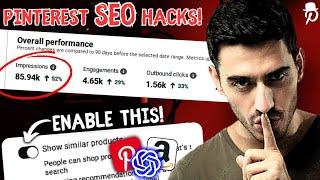 Top 5 Pinterest SEO HACKS to Rank #1! (Max Traffic*)