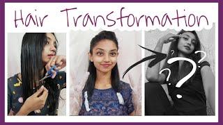 Cutting and Coloring my hair AT HOME by myself |Purple hair @Rs. 160? |  Sayani Paul