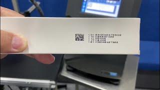 Continuous Inkjet Printing GS1 2D DataMatrix Code on Paper Box | CIJ Printer | Videojet Technologies