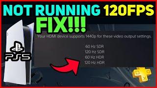 PS5 NOT RUNNING 120FPS EASY FIX!