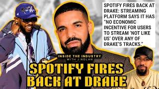 Drake: Spotify’s Fiery Response to Favoring “Not Like Us” on Behalf of UMG