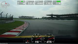 Sepang TCC 12th Jan 2020 Track Day Prius C/Aqua NHP10 Loses Control Due To Driver's Error