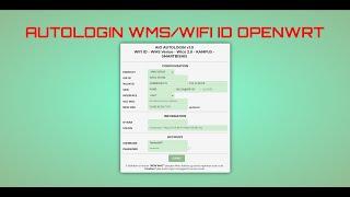 Autologin WIFI.ID/WMS OPENWRT