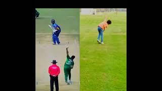 Muhammad Amir Bowling action copy ️ || #shorts #cricket #viral