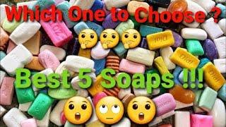 Top 5 soaps available in India || Best in the market || The Review show || Life's Evergreen Secrets