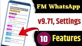 FM WhatsApp v9.71 Features | FM WhatsApp new update settings | FM WhatsApp v9.71 me kya Naya aaya h