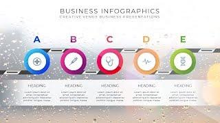 Business Process Diagram, INFOGRAPHIC Design Layout Easy Tutorial in Microsoft PowerPoint PPT