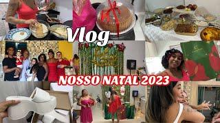 VLOGÃO: Nosso NATAL 2023|Comprinhas| Preparativos pra ceia | 2 Amigo oculto +GANHEI PRESENTES 