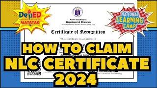 HOW TO DOWNLOAD YOUR NLC CERTIFICATE AS VOLUNTEER TEACHER 2024