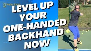 One-Handed Tennis Backhand Tips That Will Change Your Game Forever!