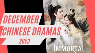 Discover the Top 15 Chinese Drama's of DECEMBER 2023