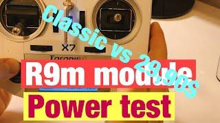 Frsky R9M output power test - horusrc comparison