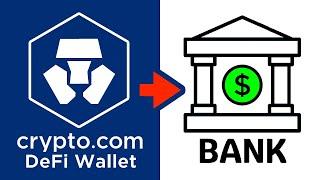 How To Transfer Money From Crypto com Defi Wallet To Bank Account