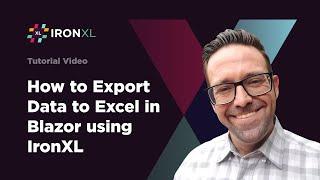 How to Export Data to Excel in Blazor using IronXL