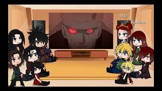 Uzumaki Clan and Uchiha Clan + Minato react to Madara vs Sasuke and Naruto/Paru~Chan