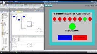 PLC S7-200 Smart basic programming Shift Byte