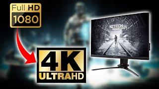 Get 4k resolution on any 1080p Monitors | 2021