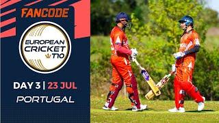  FanCode European Cricket T10 Portugal, 2022 | Night 3 | T10 Live Cricket