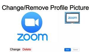 How to change profile picture in zoom | Delete/Remove profile photo