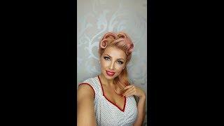 Retro/ Pinup inspired hair tutorial by Irina Bilka