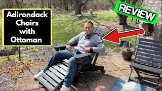 Adirondack Chairs with Ottoman Review