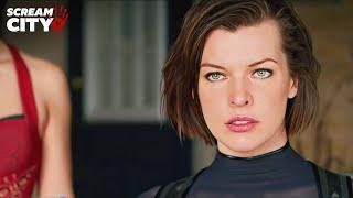 Alice and Ada Fight Umbrella's Simulation | Resident Evil: Retribution (Milla Jovovich)