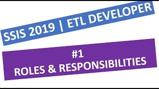 SSIS 2019 | ETL Developer | Roles and Responsibilities | Extract Data