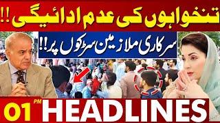 Govt School Teachers Strike Against Delay in Salaries | Lahore News Headlines 01PM | 06 Jan 2024