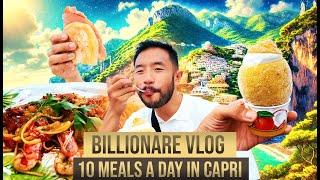 Asian Billionaire 10 meals in Capri Vlog