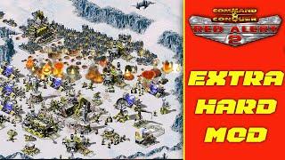 Red Alert 2 | Extra Hard Mod | Arcitc Circle of Death | 1 vs 7 brutal ai