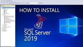 How To Install And Configure Sql Server 2019 in Windows 10 | DenRic Denise