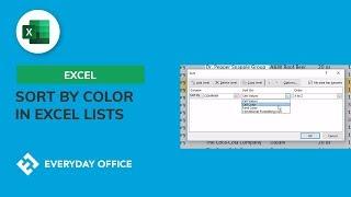 Sorting by Color in an Excel List