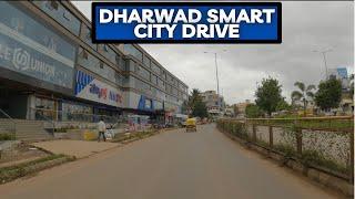 Dharwad Smart City Drive || Drive Through Toll Naka ,Jubilee Circle , German Circle ||