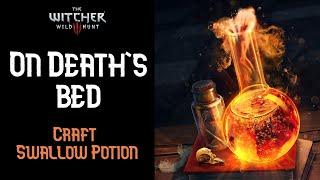 The Witcher 3: On Death's Bed (Craft Swallow potion) - Save Lena