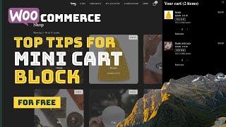 How to Use Woocommerce Mini Cart Block 