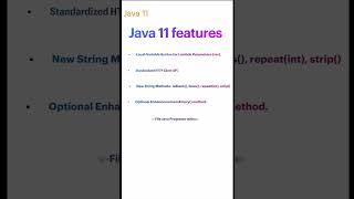 Java 11 features (01) #java11