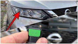 Nissan Qashqai J11 & Rogue (2018-2022) - Low Beam (dipped beam) Light Bulb H11 replacement / removal