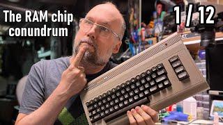 1/12 C64 repair: "Out of memory" problem - the RAM chip conundrum