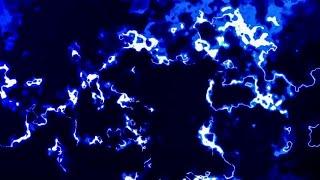 Blue Lightning Effect Abstract Animation Background Video , No Copyright || Stock Footage