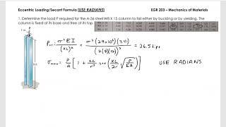 ENGR 222 Dec 4 Eccentric loading 1